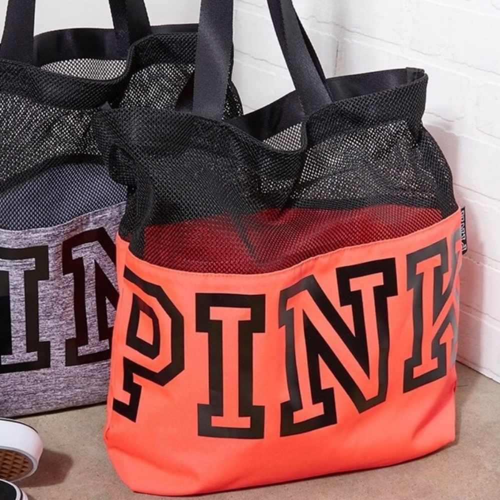 Victoria’s Secret Pink mesh tote